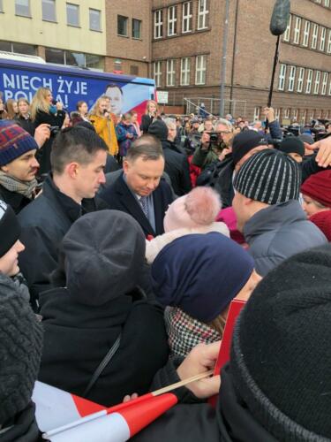 Wizyta Prezydenta Andrzeja Dudy w Bytomiu